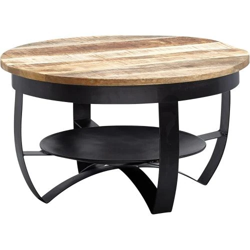Table Basse Mango Bois Massif, FineBuy, Style Moderne - Vue principale