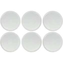 Assiettes à pizza XXL, porcelaine haut de gamme, lot 6