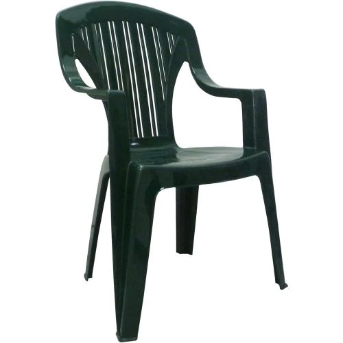 Détail de Chaises Tropea vertes Sf Savino Filippo, empilables, jardin
