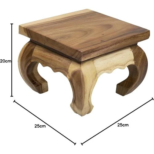 Détail de Table Basse Artisanal Handelsturm Bois Massif Naturel
