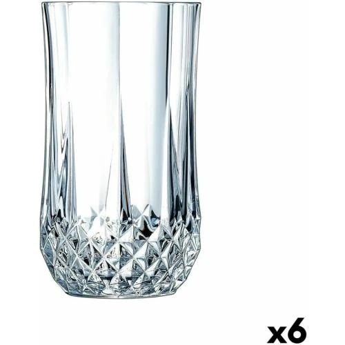Détail de Creatable Longchamp ECLAT, 6 Grands Verres Transparants