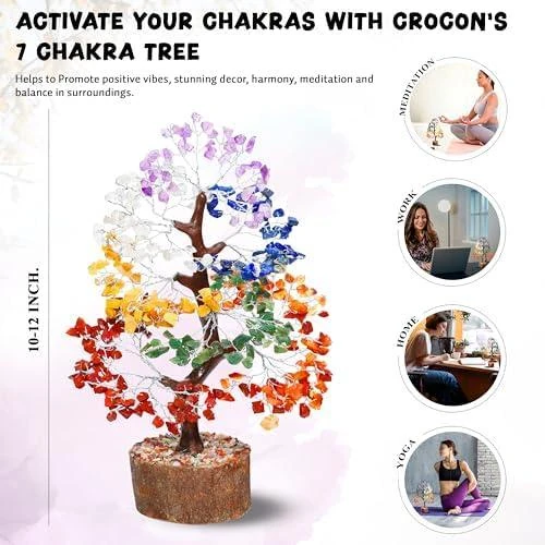 Zoom sur Figurine Feng Shui Crocon avec Cristaux Chakras pour Équilibre