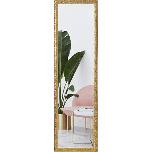 Miroir pleine longueur doré LFT HUIMEI2Y, cadre rectangulaire - Vue principale