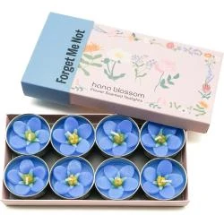 Bougies chauffe-plat parfumées, huile essentielle neroli, boîte cadeau