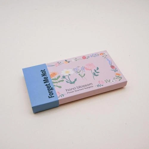 Détail de Bougies chauffe-plat parfumées, huile essentielle neroli, boîte cadeau