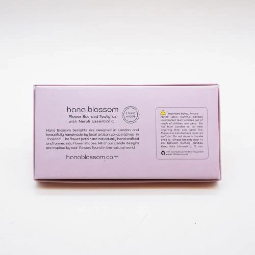 Zoom sur Bougies chauffe-plat parfumées, huile essentielle neroli, boîte cadeau