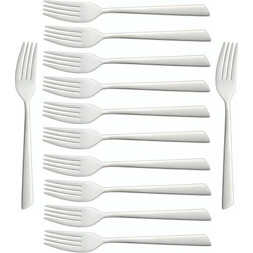 Arcos Fourchettes Table Inox 12 pièces Argent Monobloc - Vue principale