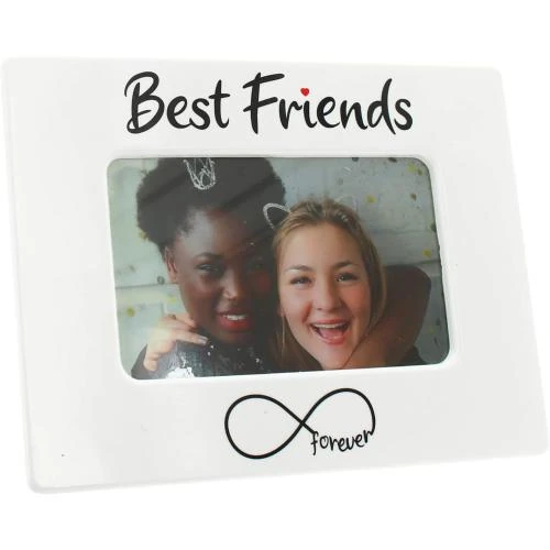 Détail de Cadre photo blanc Best Friends Forever, MIK Funshopping