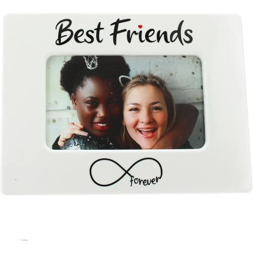 Cadre photo blanc Best Friends Forever, MIK Funshopping - Vue principale