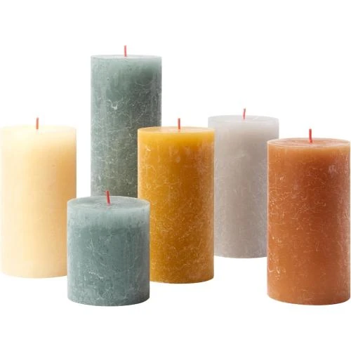 Coffret Bougies Rustiques Bolsius, Ambiance Nordique, Décoration - Vue principale