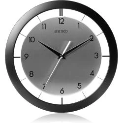 Horloge Murale SEIKO QXA520KLH, Design Élégant, Noir