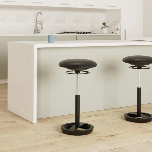 Détail de Chaise Active Vinyle Noir Safco Products 3001BV