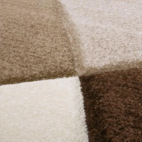Détail de Tapis de Salon Moderne Paco Home, Motif Abstrait 3D