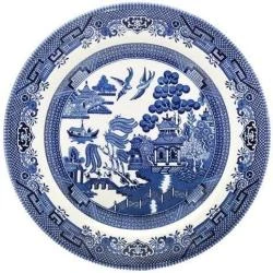 Assiette Blue Willow Churchill China, lot de 6