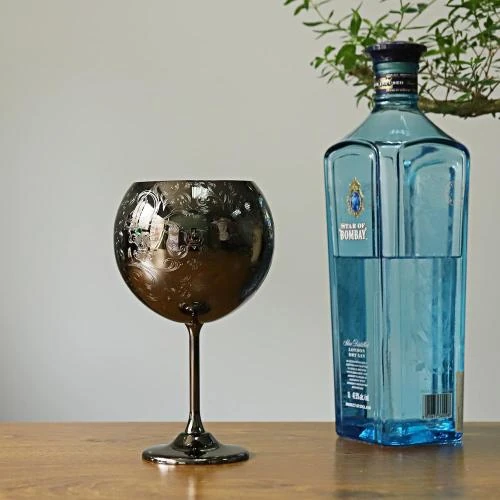 Détail de Verres à Gin Tonic SHINY STAR IN THE DARK SKY, Inox