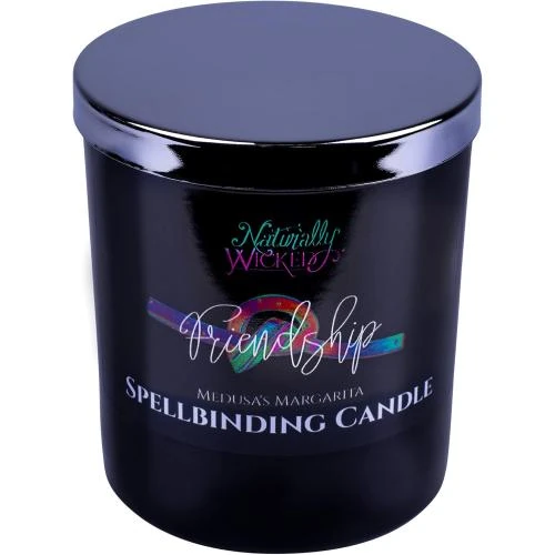 Détail de Bougie Naturally Wicked, Amitié Envoûtante, Cire Soja Vegan