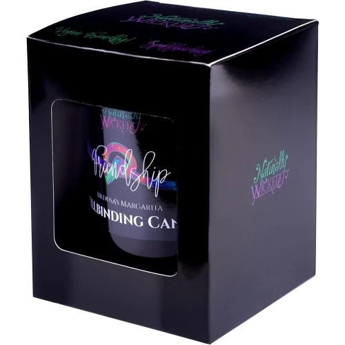 Zoom sur Bougie Naturally Wicked, Amitié Envoûtante, Cire Soja Vegan