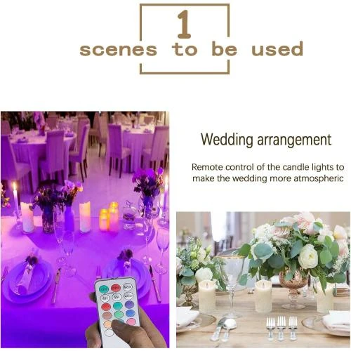 Zoom sur Bougie LED Cire Véritable, Minuterie, Télécommande, Motif Creux