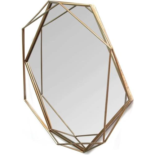 Détail de Miroir mural métal doré Chloe Stratton Home Decor