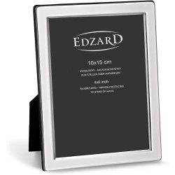 Cadre Photo Salerno Edzard, argenté, résistant ternissement
