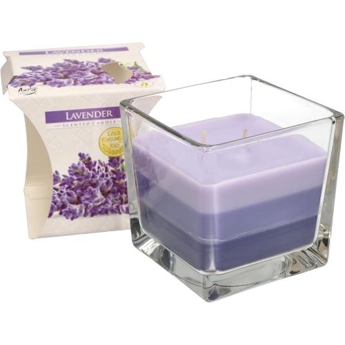 Présentation de Présentation Bougie parfumée KOTARBAU 2 mèches Lavande, idée cadeau