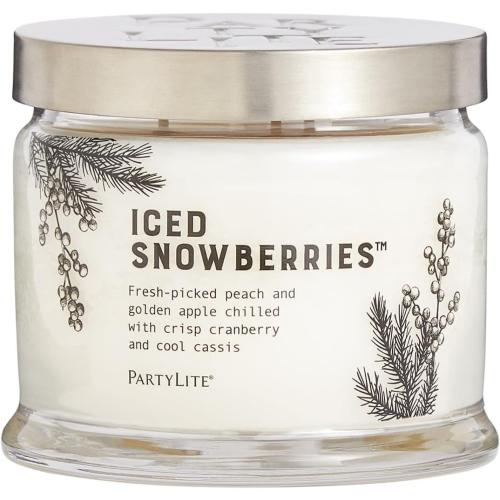 Présentation de Présentation Bougie 3 mèches PartyLite, parfum Fruit Glaces