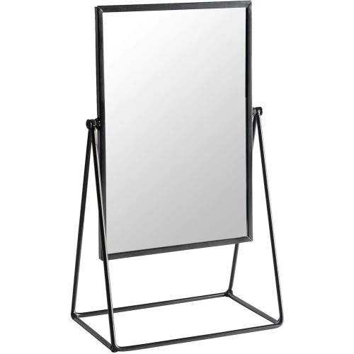 Coiffeuse Miroir Autoportant Noir, Harbour Housewares - Vue principale