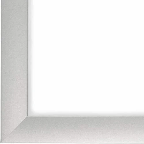 Détail de Cadre photo argent mat, verre acrylique antireflet, bois