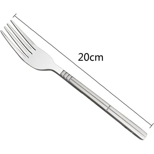 Détail de Fourchettes Acier Inoxydable Eudokky, Set 12 Pièces