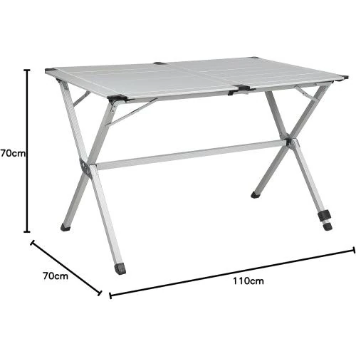 Détail de Table pliante grise Gap Less, 4 personnes, pratique