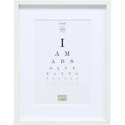 Cadre Photo Basic Deknudt Frames, Bois MDF Blanc