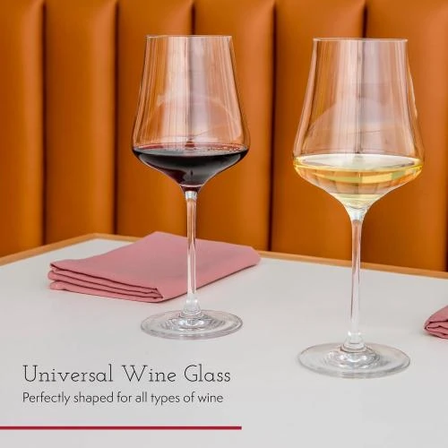 Zoom sur Verre à vin cristal autrichien Gabriel Glas, lot 2