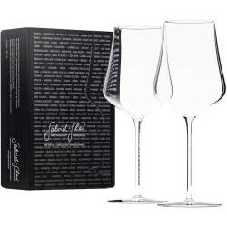 Verre à vin cristal autrichien Gabriel Glas, lot 2