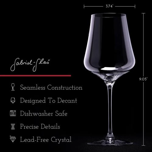 Détail de Verre à vin cristal autrichien Gabriel Glas, lot 2