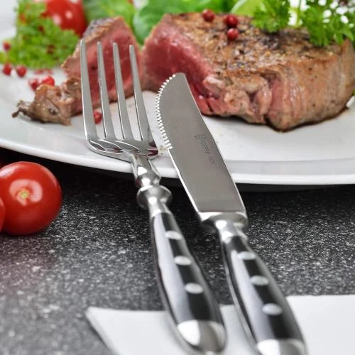 Détail de GRAWE Couverts Steak Pizza Nuremberg, Kit 12 pièces