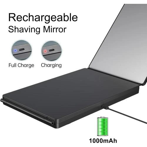 Détail de Miroir 360° Lumière Fascinate, Cosmétiques, Douche, Coiffure