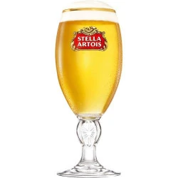 Calice en verre Stella Artois, lot de 4 unités