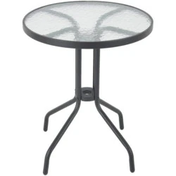 Tables de Café Bistro Dajar, Table Gris Moderne