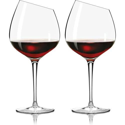 Détail de Verres à vin Bourgogne, verre soufflé à la bouche