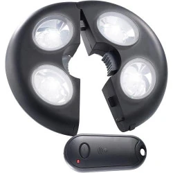 Lunartec Lampe Parasol Télécommandée, Éclairage Extérieur