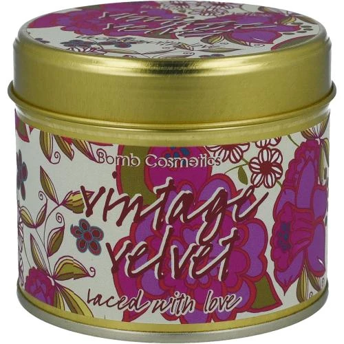 Détail de Bougie Parfumée Vintage, Floral, Musc, Huiles Essentielles
