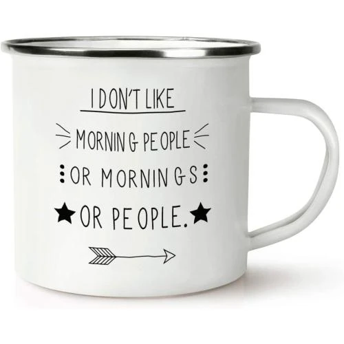 Mug Email Retro Morning People, Tasse Originale Design - Vue principale