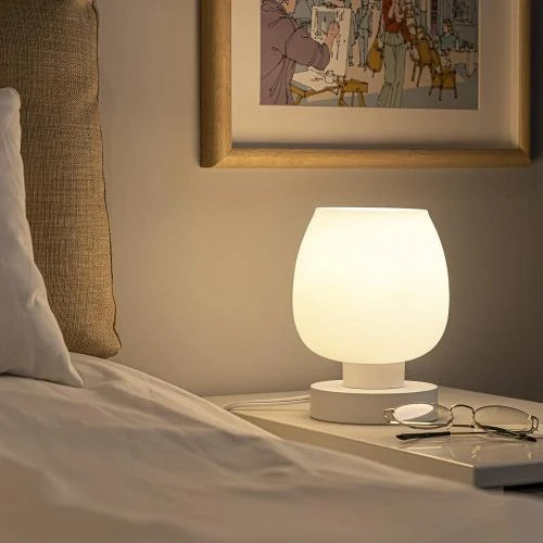 Détail de Lampe de Chevet Tactile ONEWISH avec Intensité Variable 3 Voies