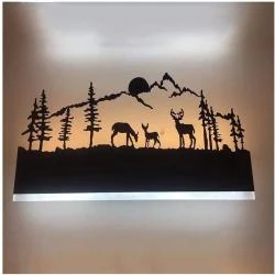 Applique Murale LED Cerf, Design Up Down, Intérieur