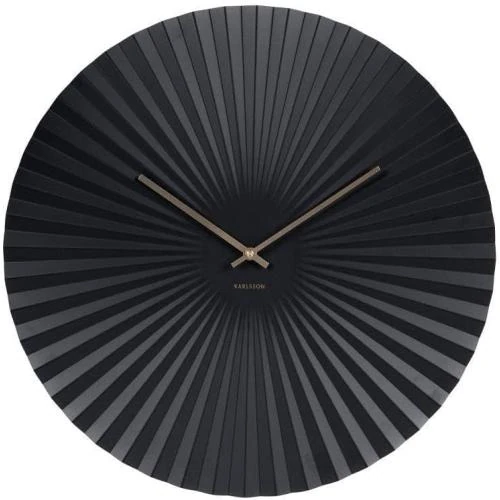 Horloge Murale Sensu Noir Karlsson, Design Élégant - Vue principale