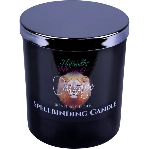Détail de Bougie Courage Spellbinding Naturally Wicked, Gingembre Rugissant