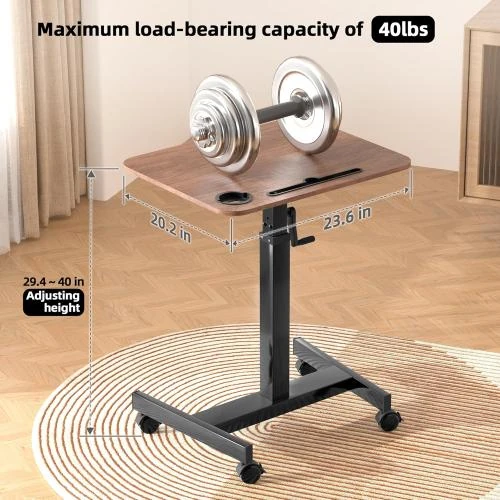 Zoom sur Bureau réglable en hauteur Wearson WS M01, design moderne