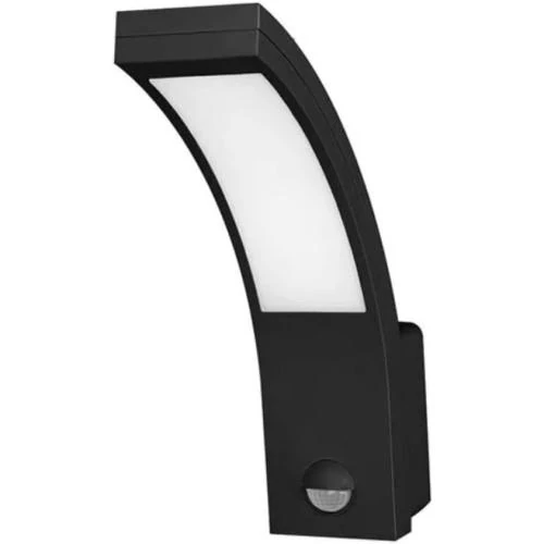 Zoom sur Appliques LED Extérieur Noir, 4000K, 900lm, PIR