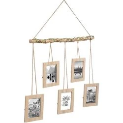Pêle-mêle suspendu 5 photos Atmosphera, décoration murale