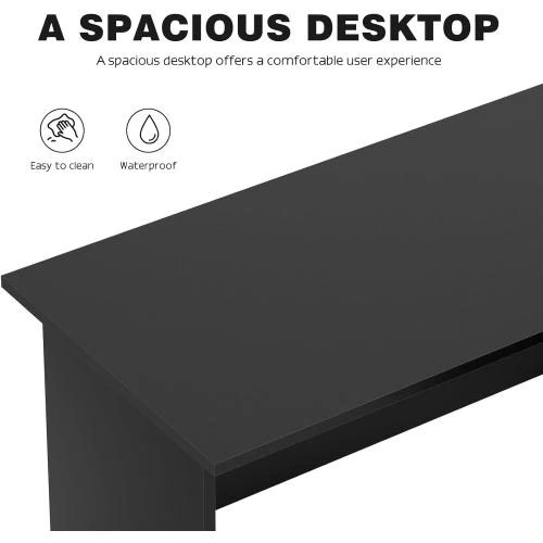 Zoom sur Bureau d'angle SogesHome, 2 étagères, design moderne